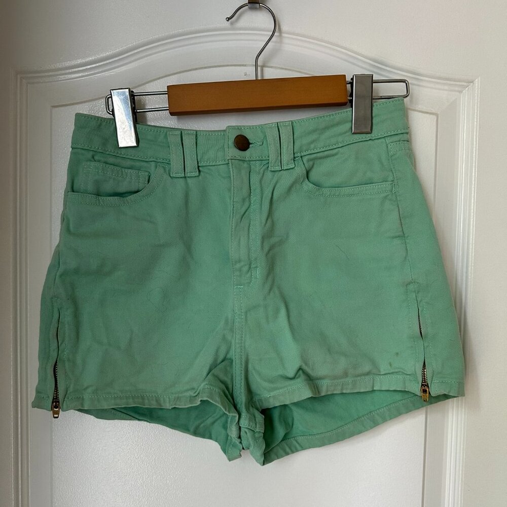 American Apparel Zip-up Shorts